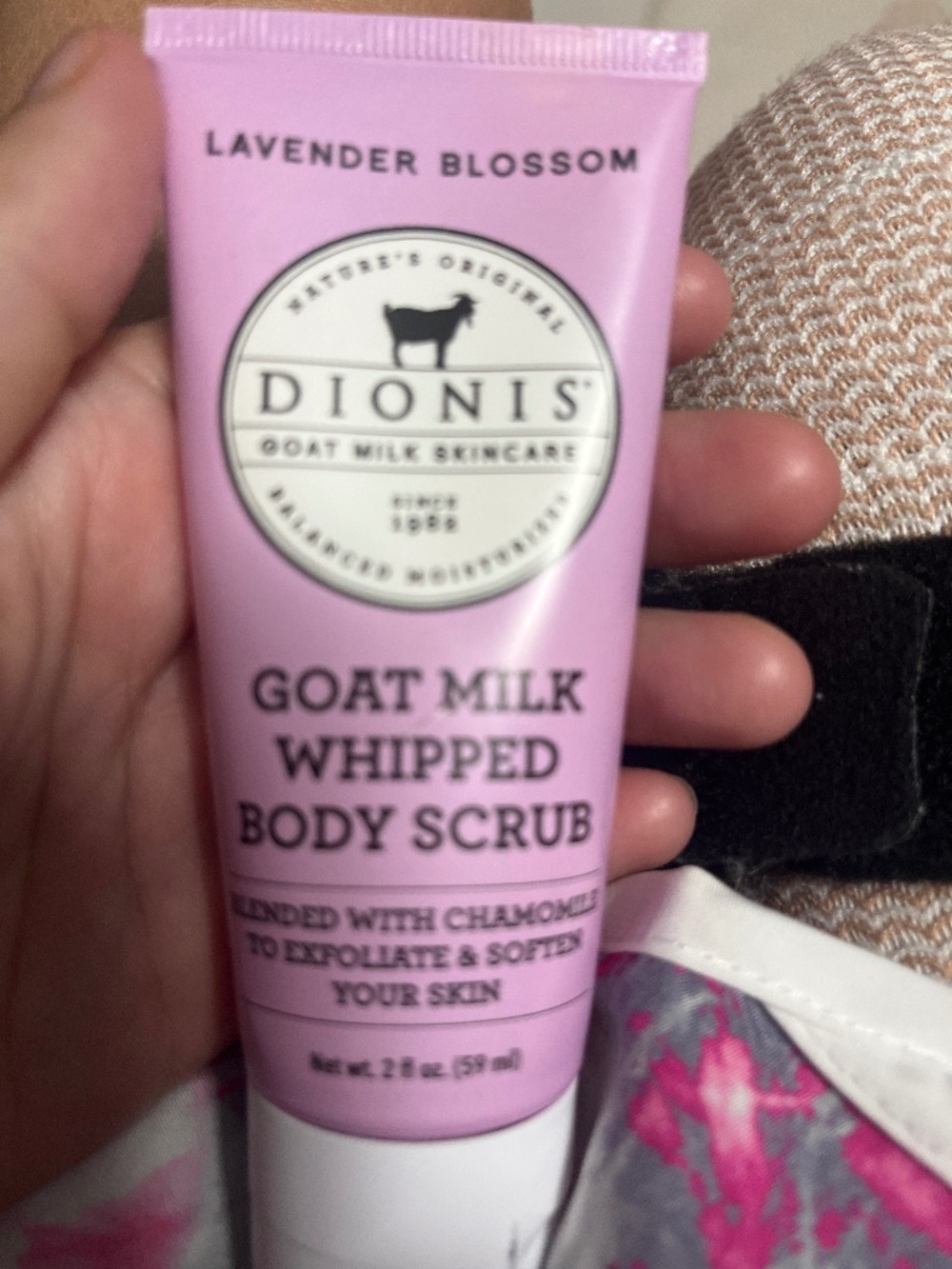 Goat milk whipped body scrub